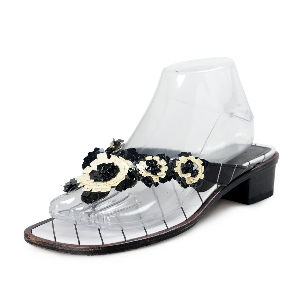 Ferre Jeans Leather Flip Flops Sandals Shoes